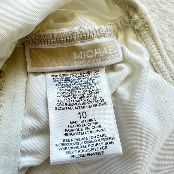 Michael Kors women one piece swimsuit size 10 US - Picture 8 of 9